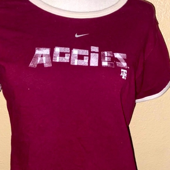 Texas A&M Aggies Nike Maroon T-shirt - Picture 4 of 5